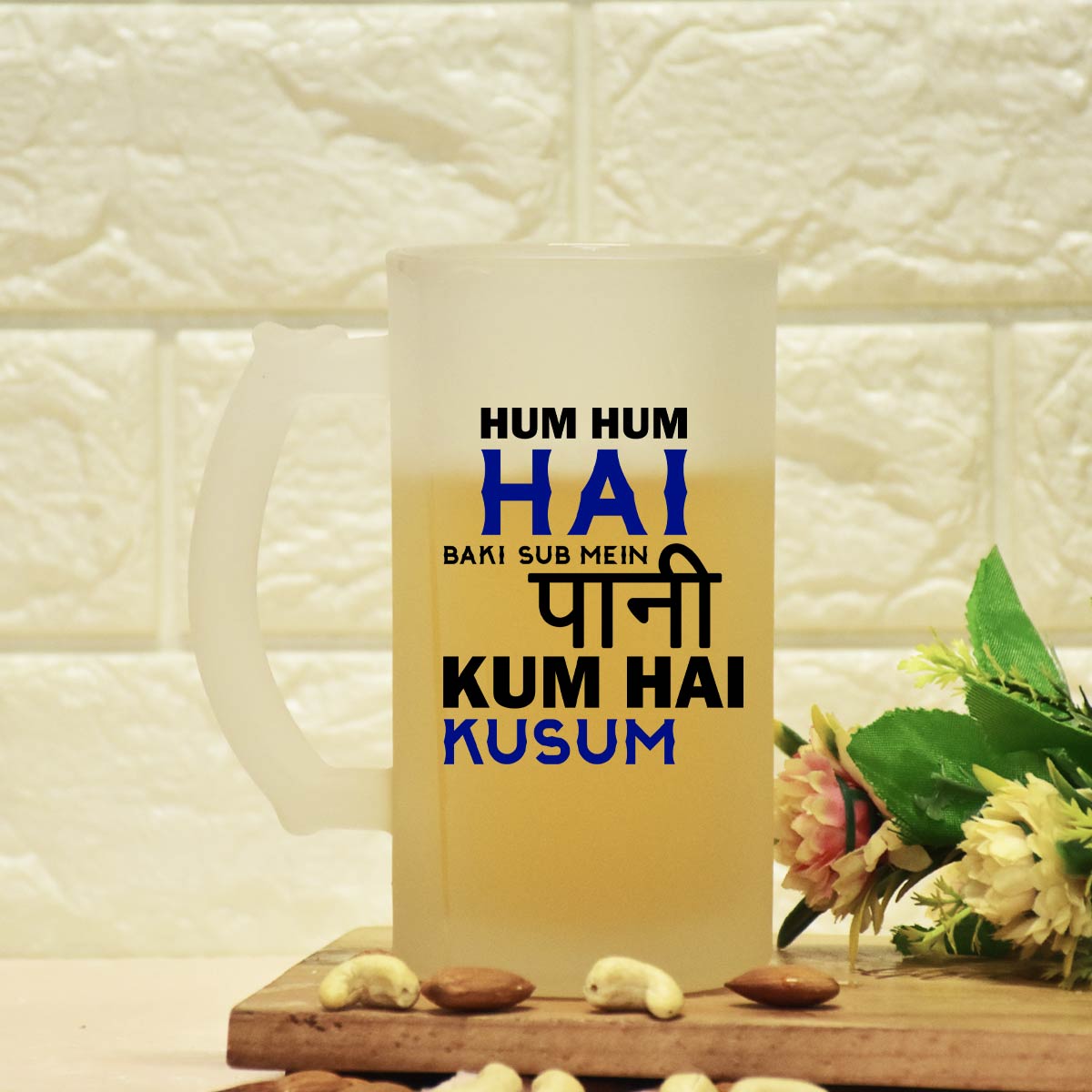 Personalised-Paani Kam Hai Beer Mug