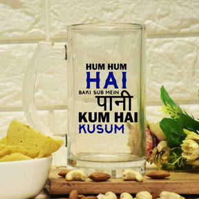Personalised-Paani Kam Hai Beer Mug