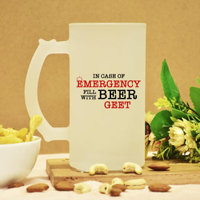 Personalised Emergency Beer Mug
