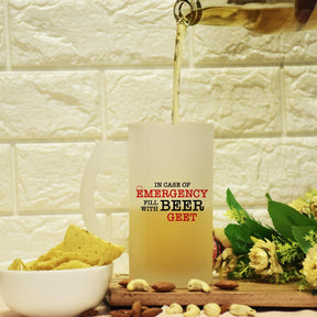 Personalised Emergency Beer Mug