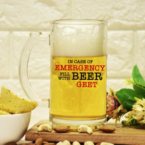 Personalised Emergency Beer Mug
