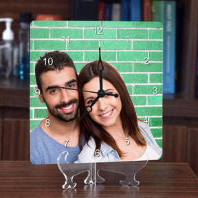 Personalised Couple Photo Clock