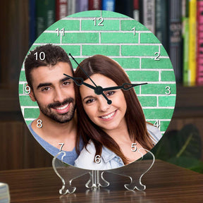 Personalised Couple Photo Clock