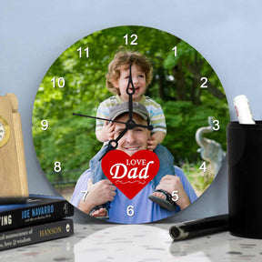 Customized Love Dad Clock Gift For Father's Day