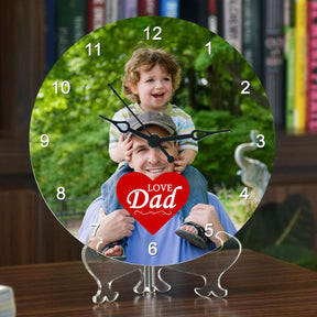 Customized Love Dad Clock Gift For Father's Day