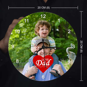 Customized Love Dad Clock Gift For Father's Day
