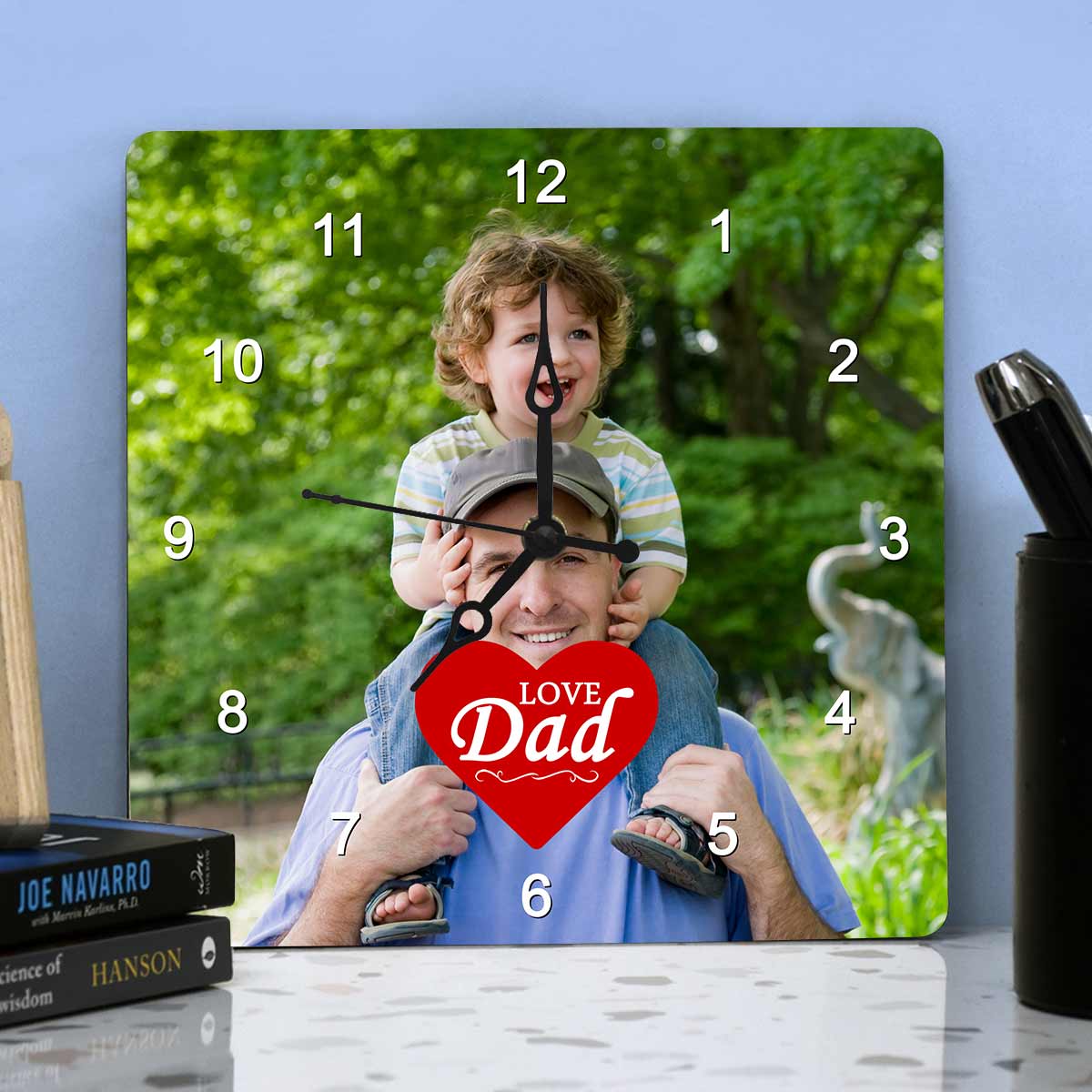 Customized Love Dad Clock Gift For Father's Day