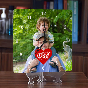 Customized Love Dad Clock Gift For Father's Day