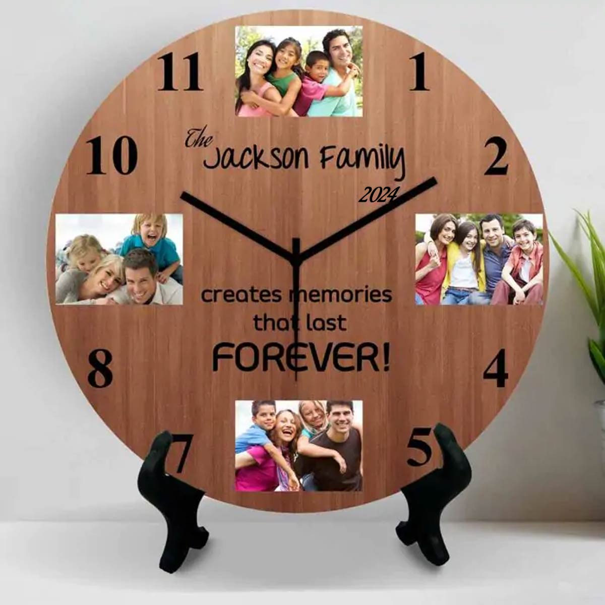 Personalised Family Clock