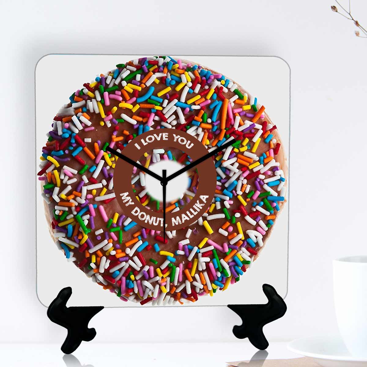 Personalised Doughnut Clock