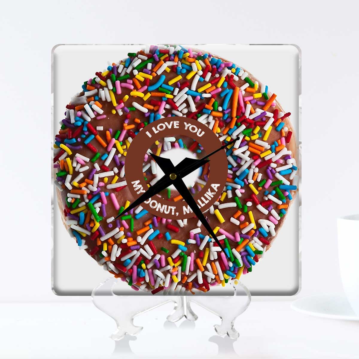 Personalised Doughnut Clock