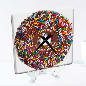 Personalised Doughnut Clock