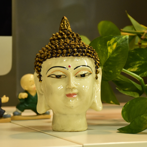 Buddha Head Idol Traditional Gift For Home Decoration