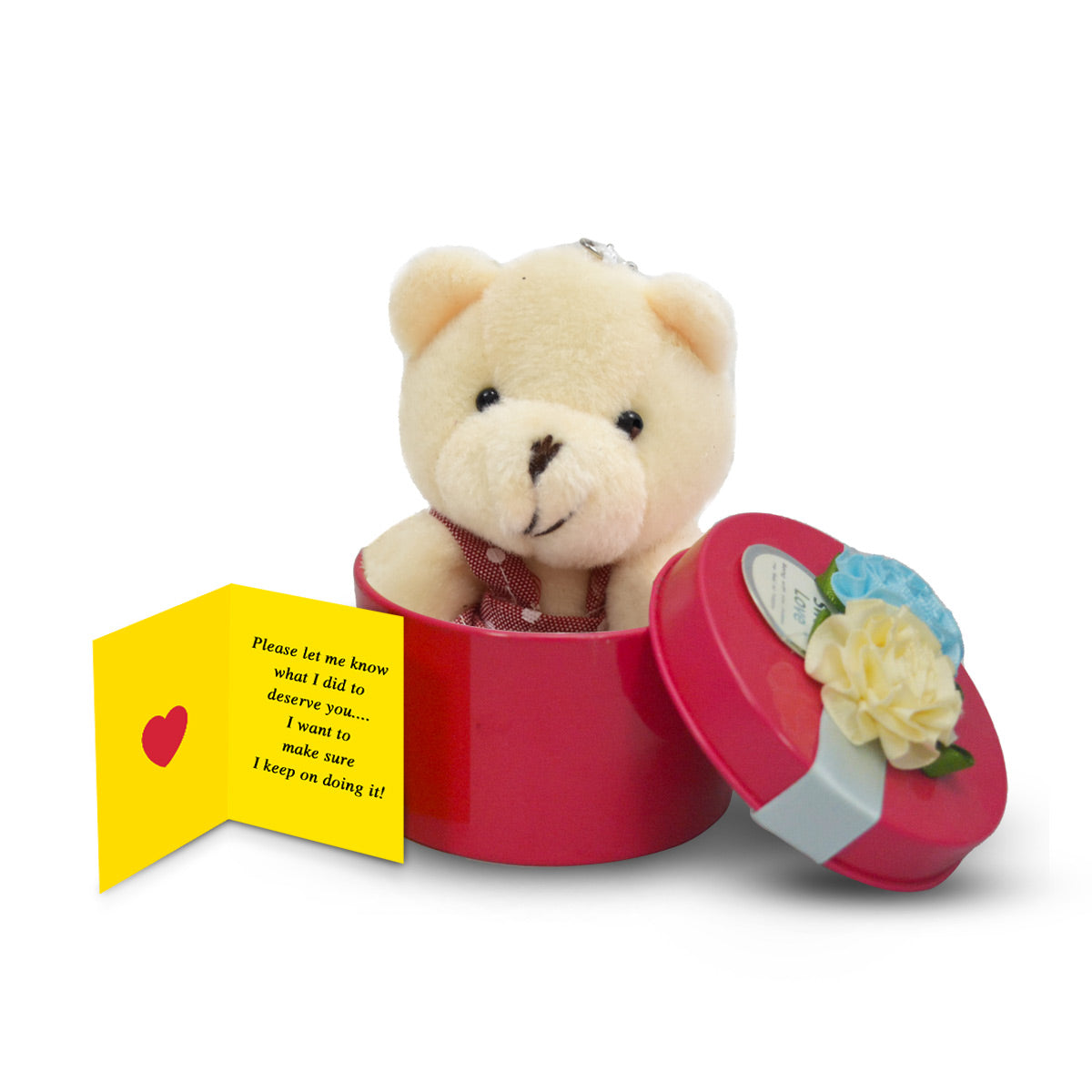 Teddy Love In Tin Box