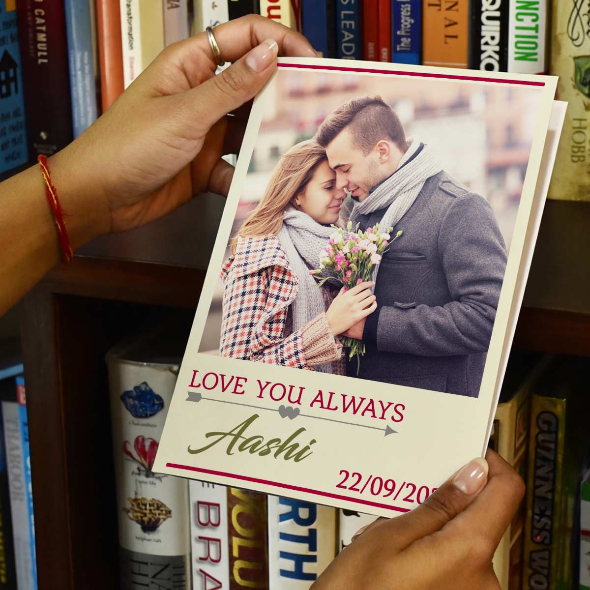Personalised Love You Always Photo Greeting Card