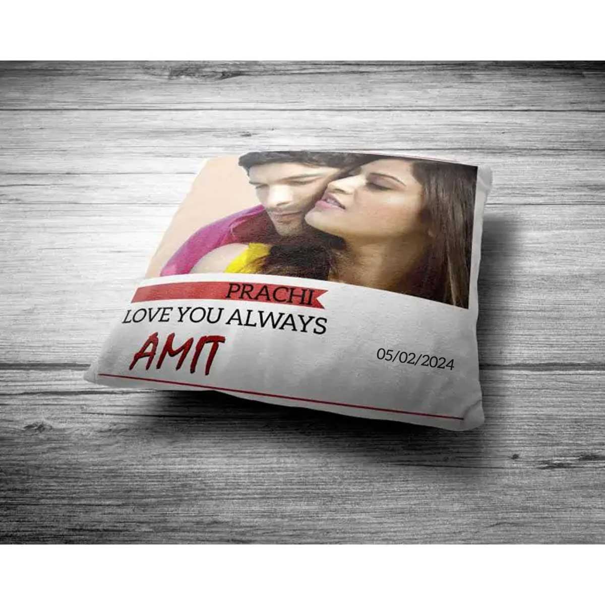 Personalised Love You Always Cushion