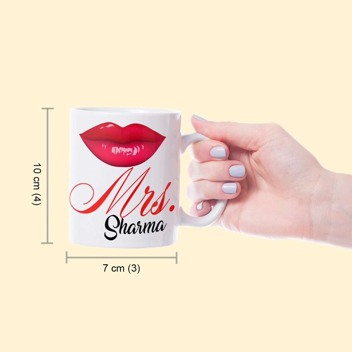 Personalized Mr & Mrs Couple Coffee Mug & Heart Cushion Combo Gift for Valentine's Day