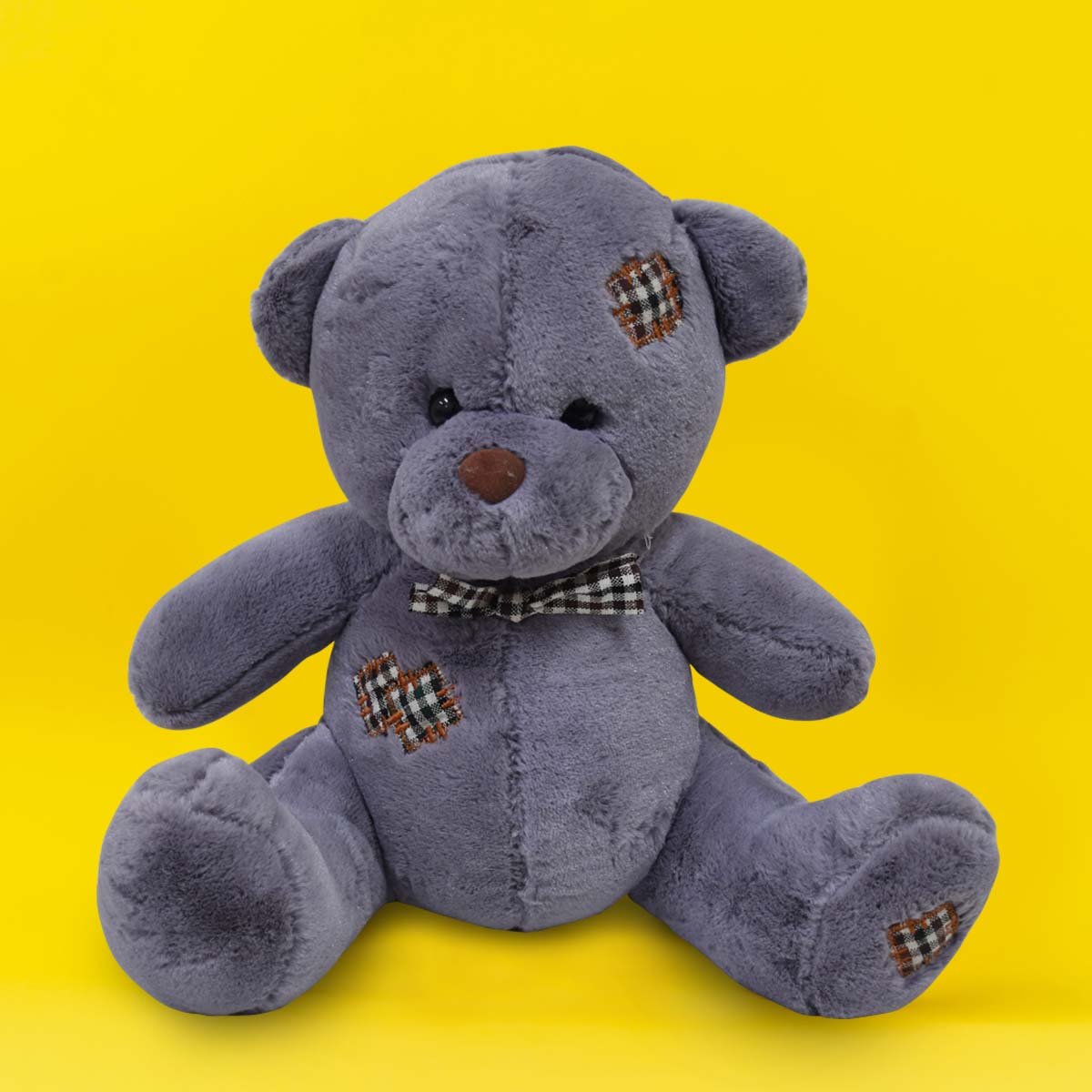 Grey Soft Teddy Bear for Valentine's Day (20cm)