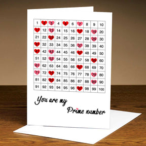 Sweet Mathematical Love Card