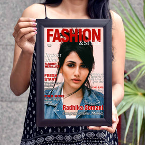 Personalised Fashion Magazine Cover