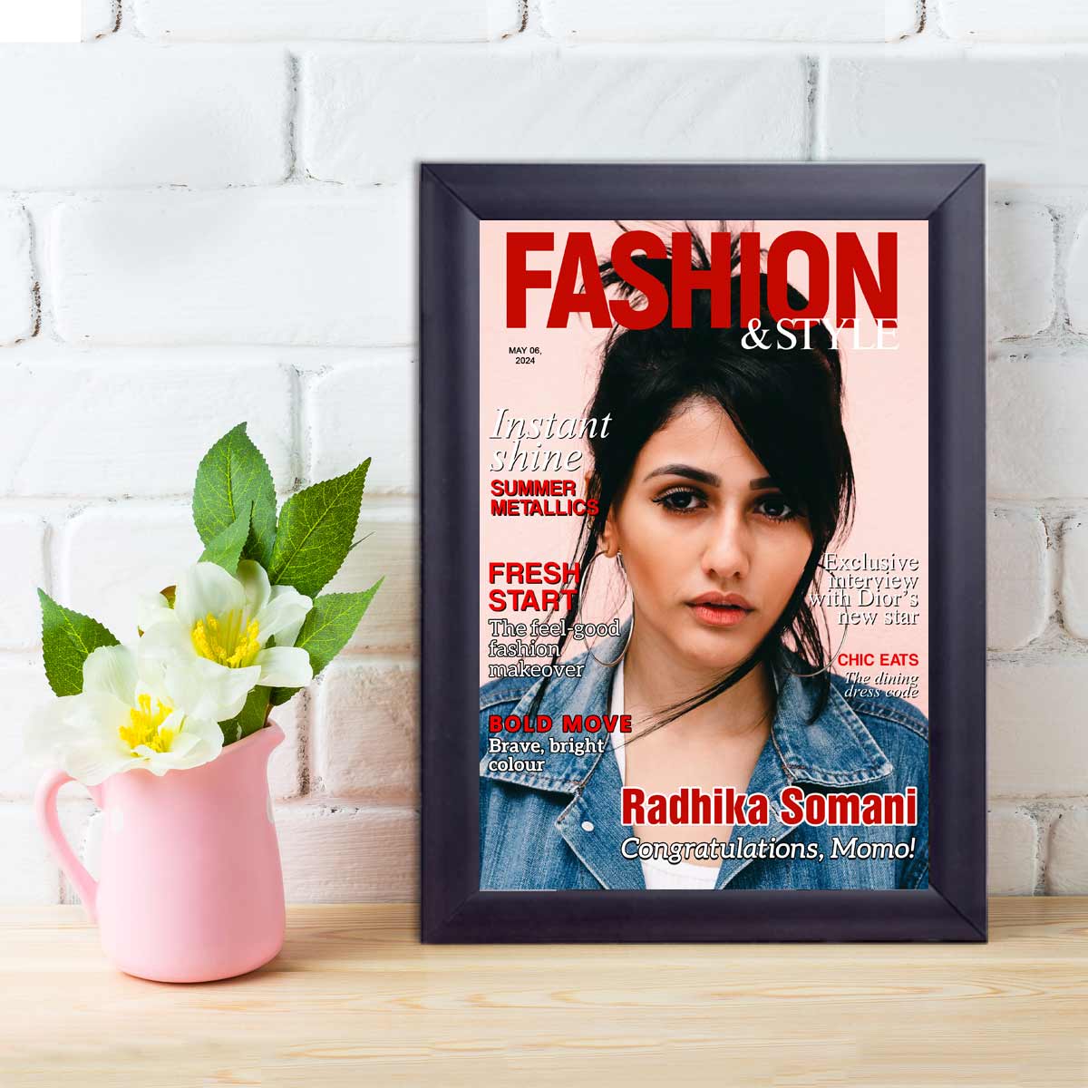 Personalised Fashion Magazine Cover