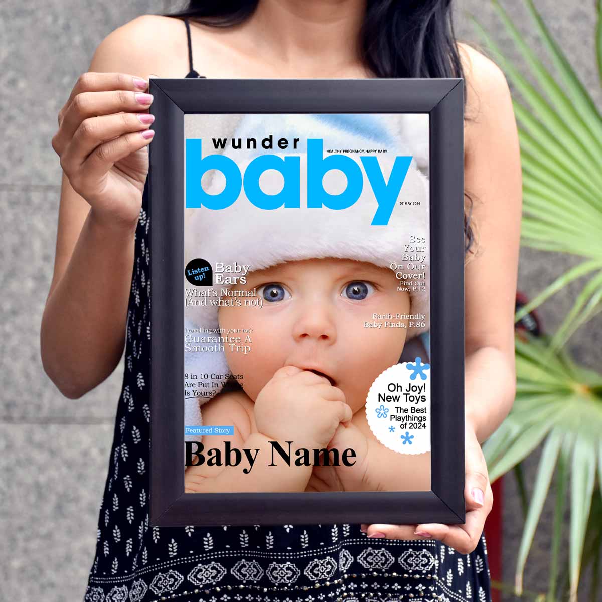 Personalised Our Baby Magazine Cover