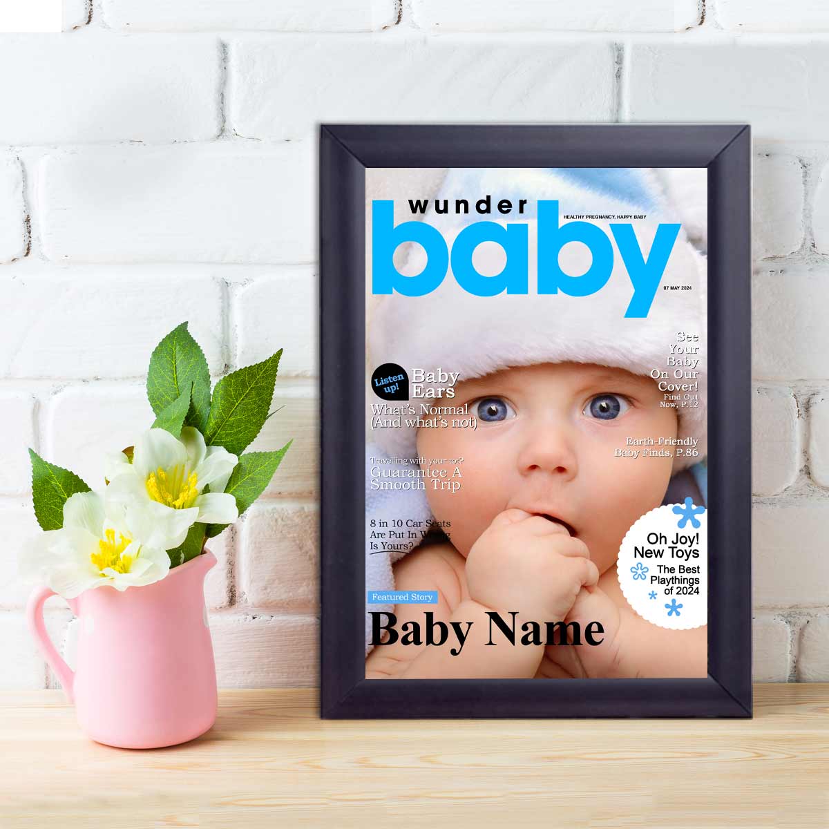 Personalised Our Baby Magazine Cover