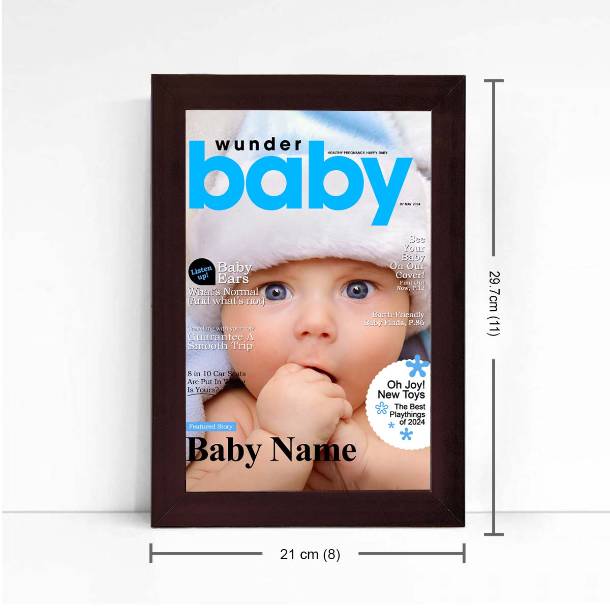 Personalised Our Baby Magazine Cover