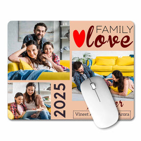 Personalised Forever Family Love - Mouse Pad