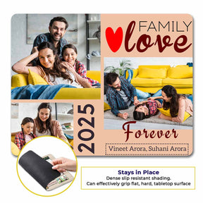 Personalised Forever Family Love - Mouse Pad