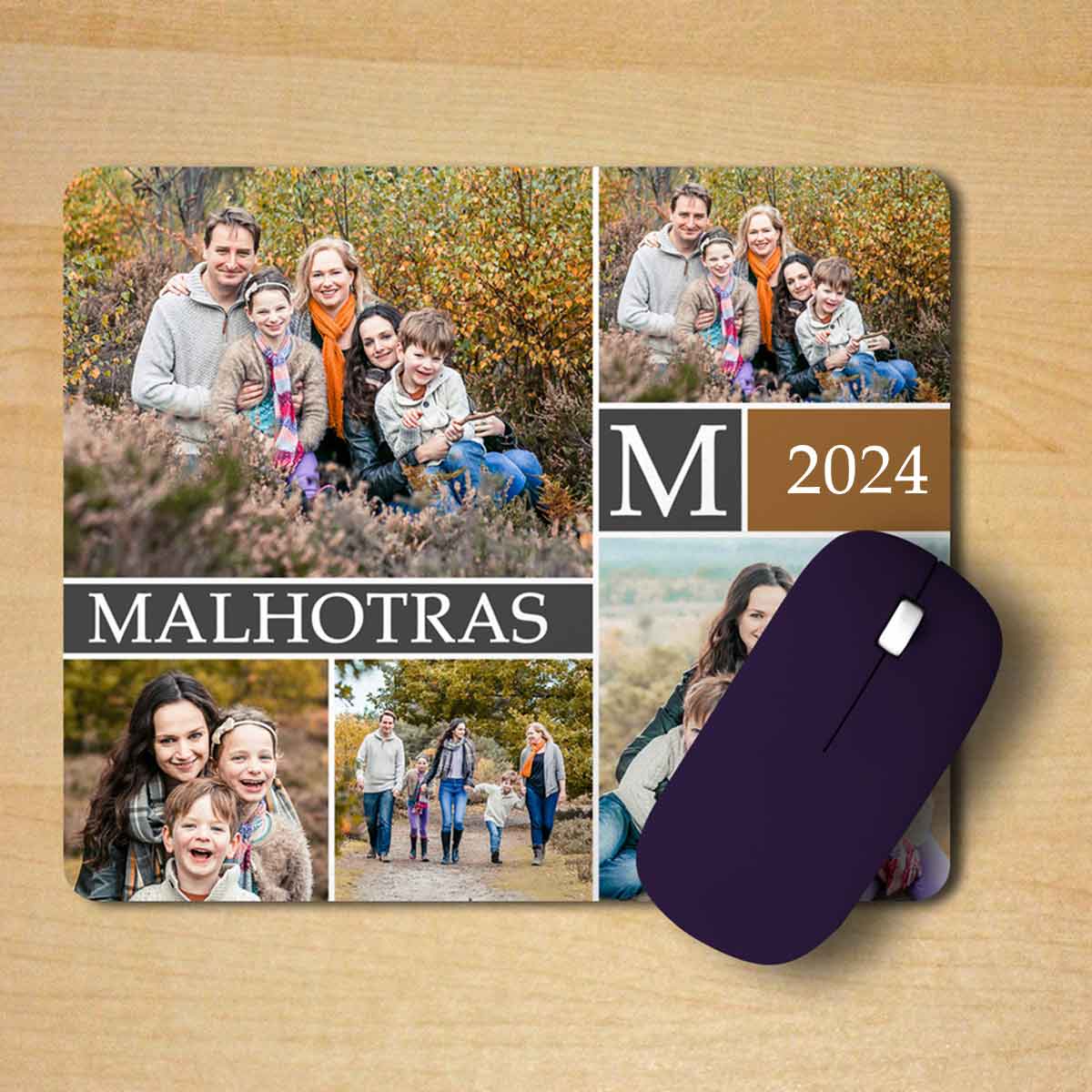 Personalised Family Name - Mouse Pad