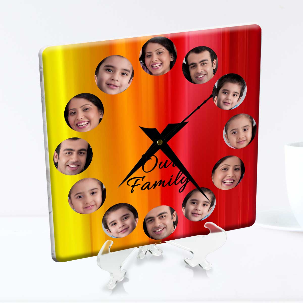 Personalised My Family Clock