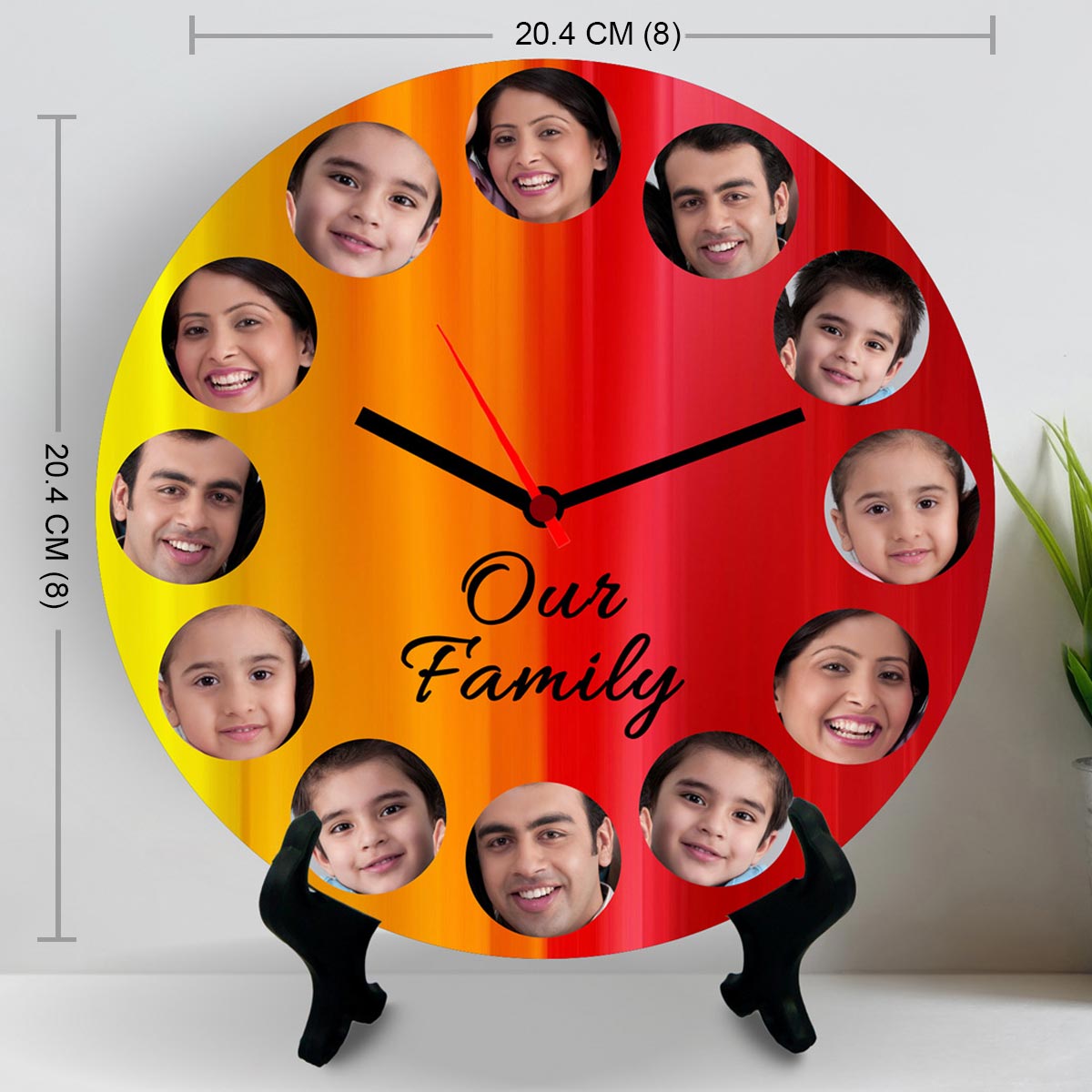 Personalised My Family Clock