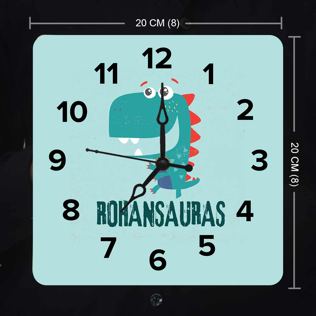 Personalised Namesaurus Clock