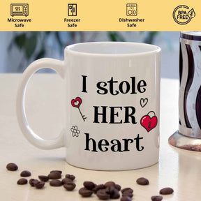 Set Of Two Romantic Mugs