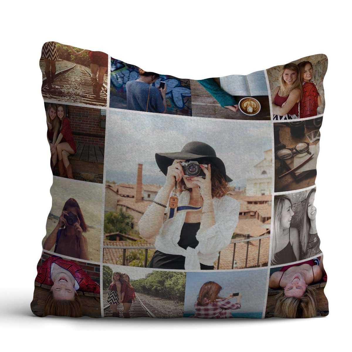 Personalized 13 Loving Memories Photo Cushion Gift For Couple