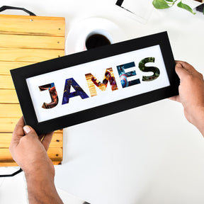 Personalised Superheroes Name Frame