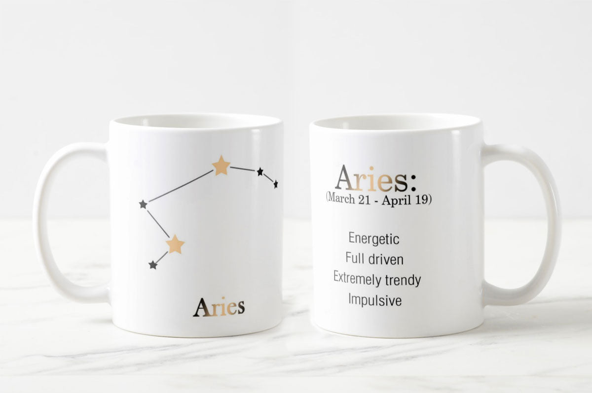 Zodiac Constellation Mug - Aries-3