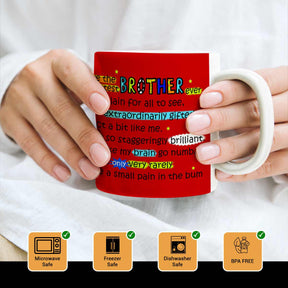 Simply The Best Bro Red Mug