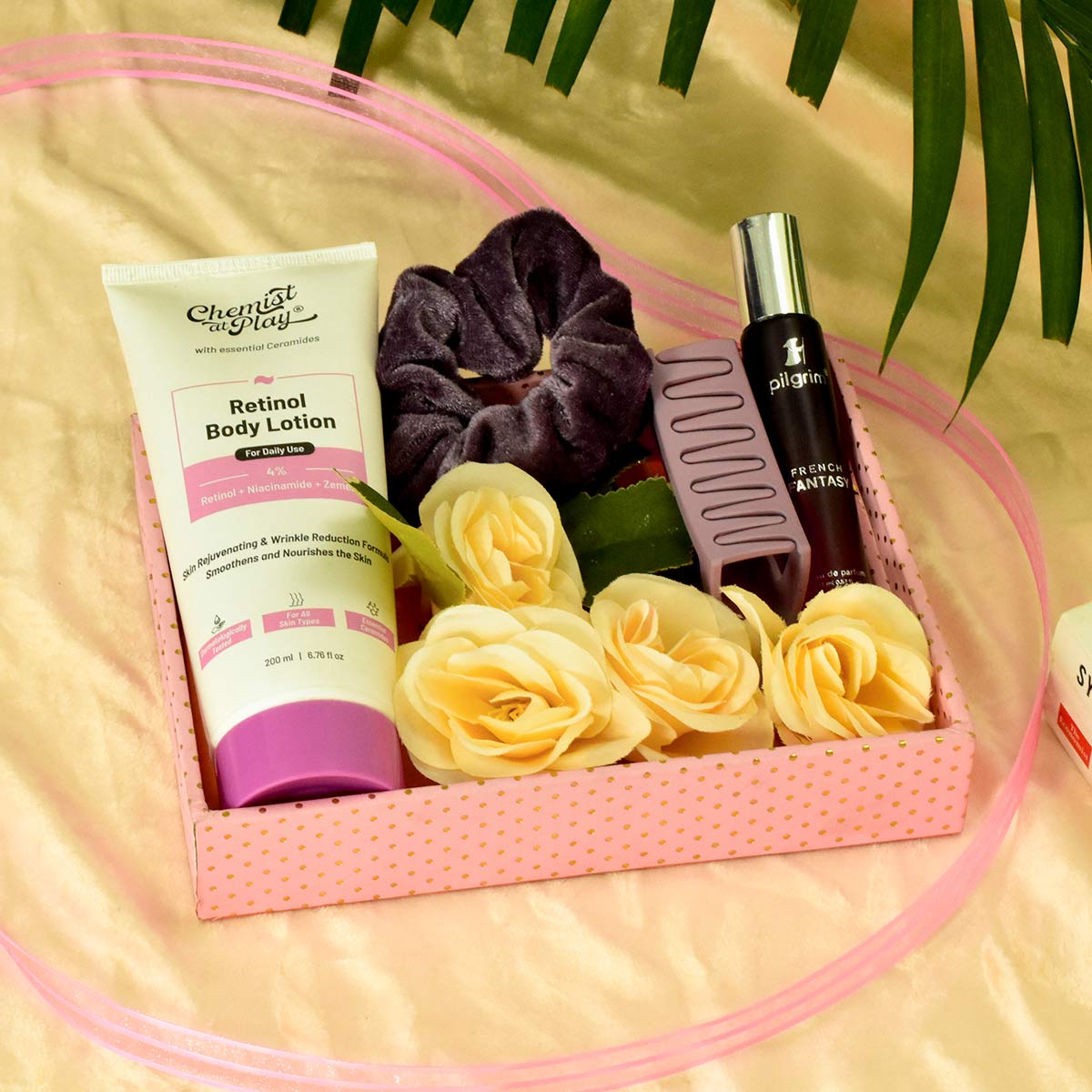 Perfume & Skincare Essentials Gift Hamper Box for Her, Gf, Sister, Mother, Friend