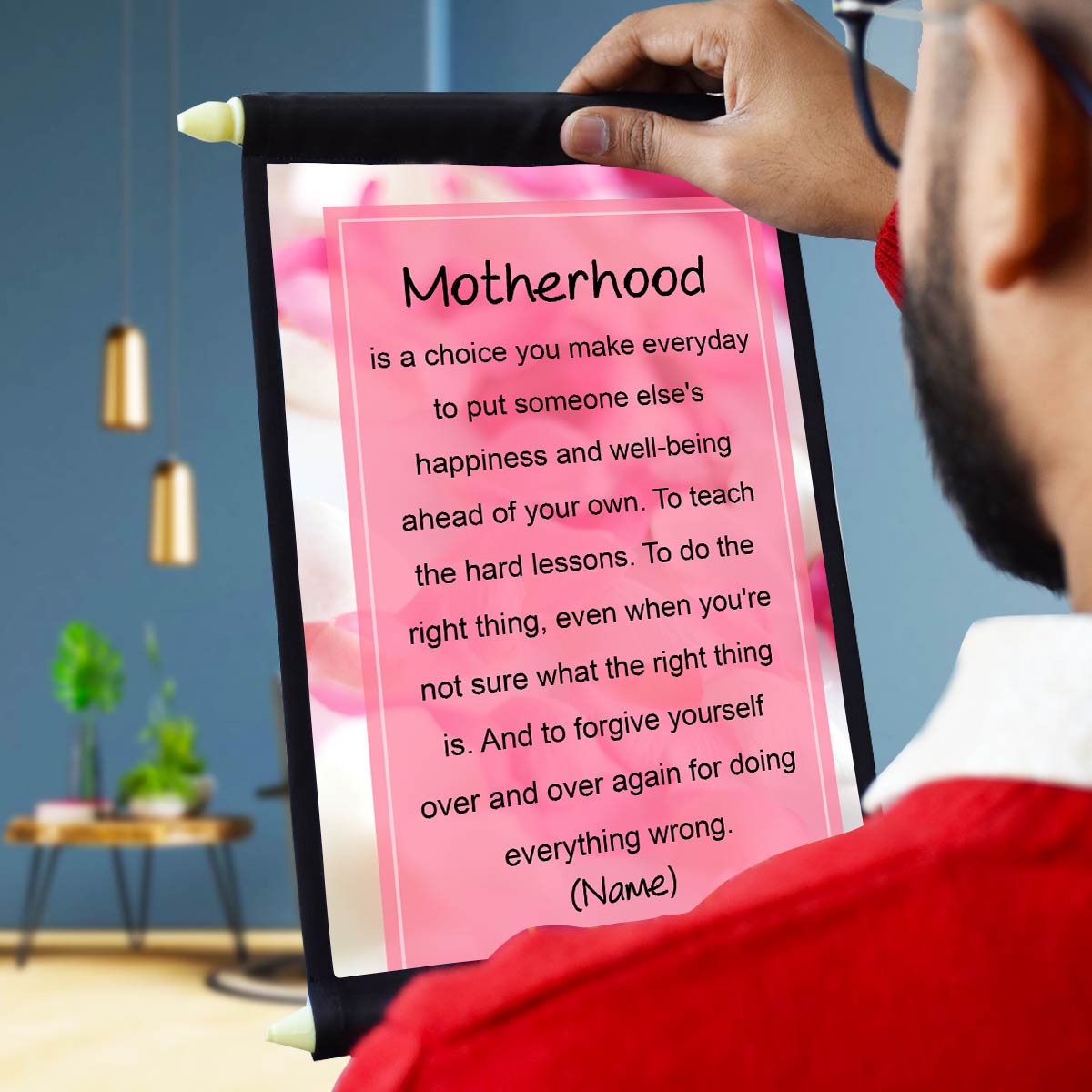 Personalized Motherhood Poster Frame-2