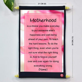 Personalized Motherhood Poster Frame