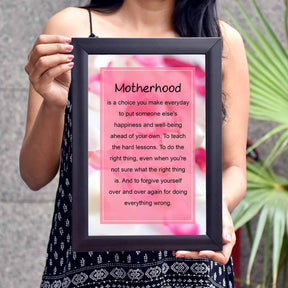 Motherhood Poster Frame