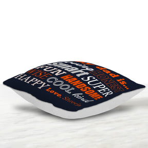 Customized Loving Honest Dad Cushion Gift For Father's Day