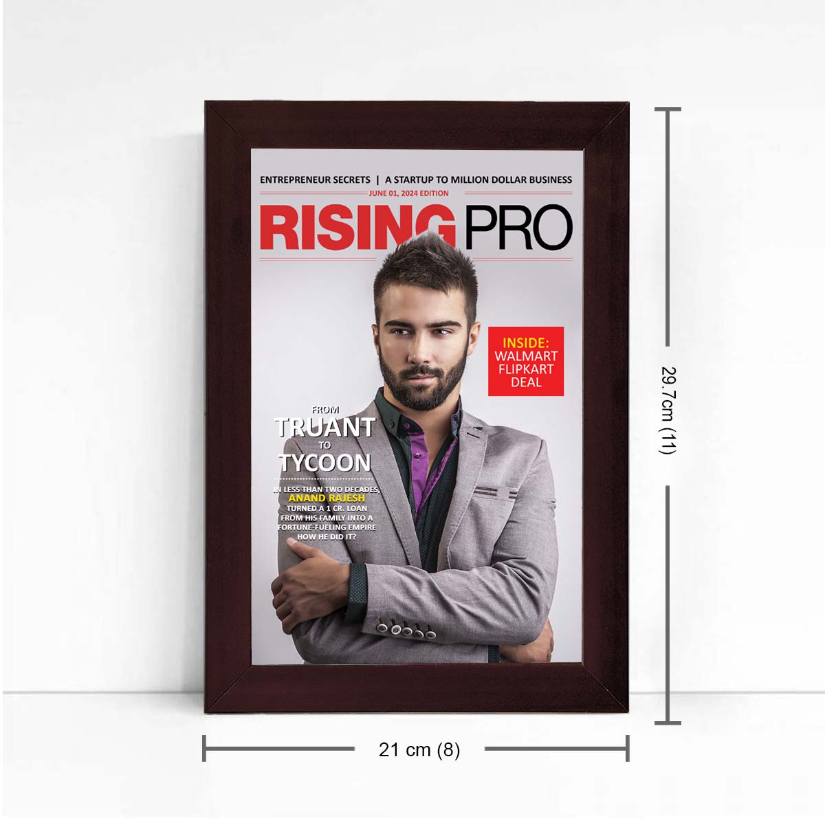 Rising Pro Personalised Magazine Cover