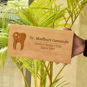 Personalised Dentist's Name Plate