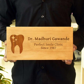 Personalised Dentist's Name Plate