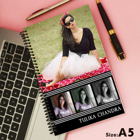 4 Photo Personalised Notebook