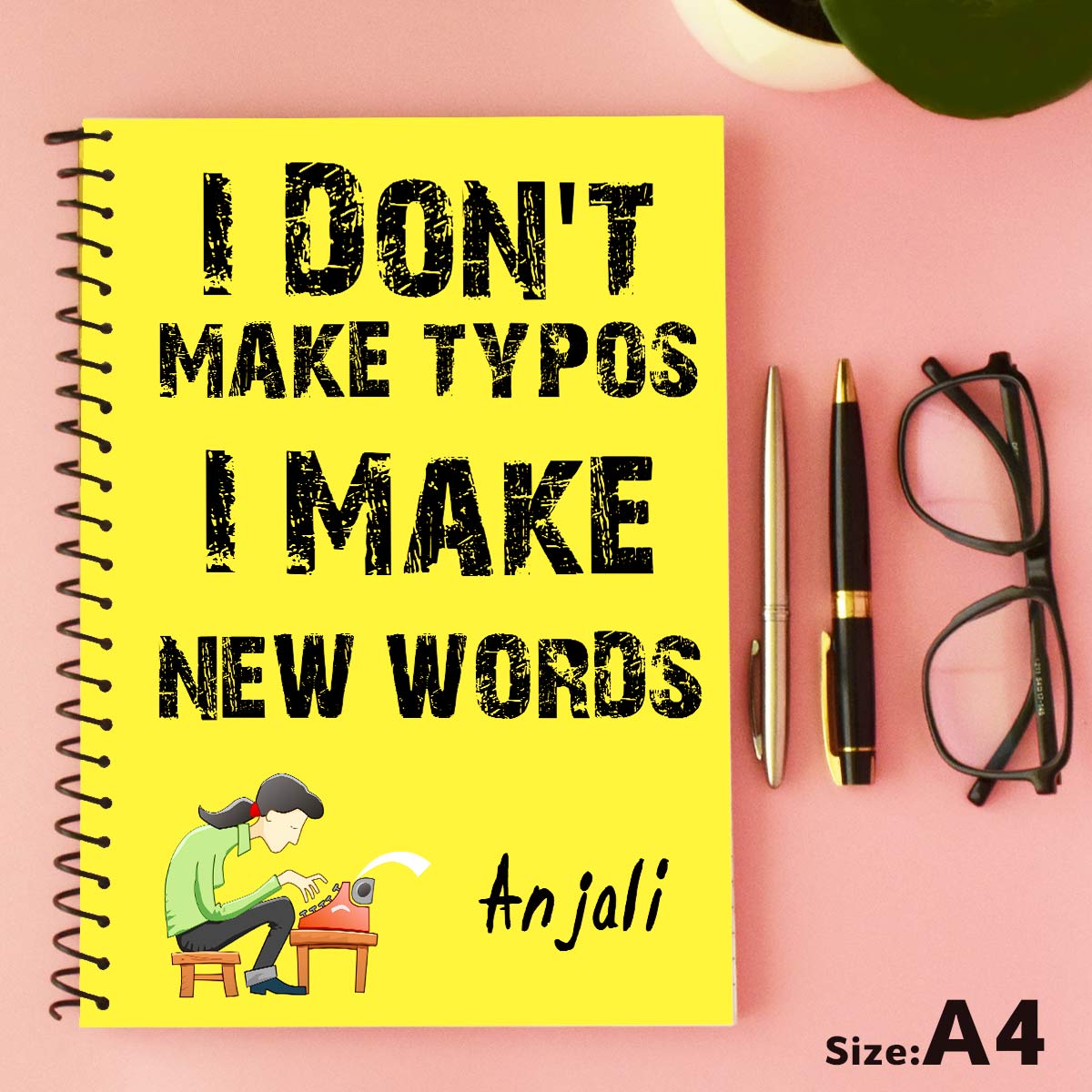Make New Words Personalised Notebook