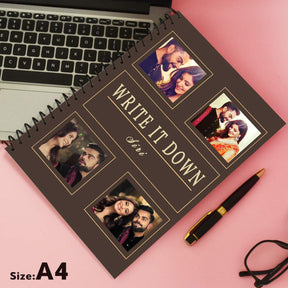 Write It Down Photo Personalised Notebook